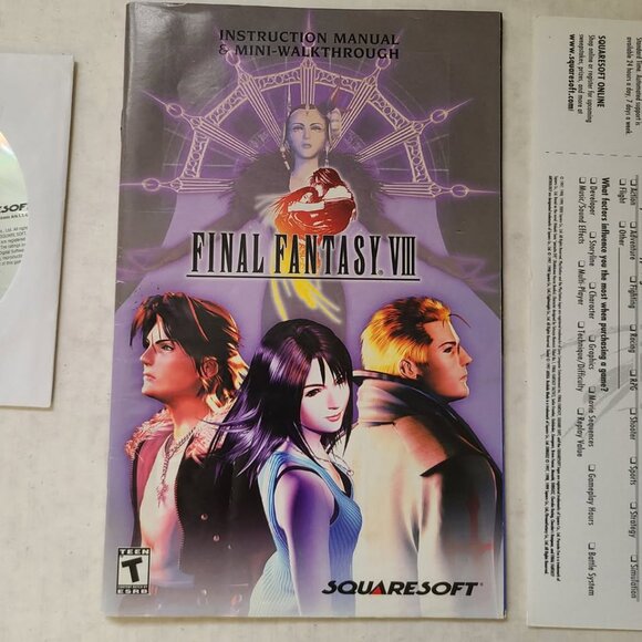 Final Fantasy VIII 8 PC Computer RPG Squaresoft - Picture 4 of 8